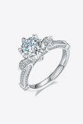 Adored 1 Carat Brilliant Round Cut Sparkala™ Platinum Over Pure Sterling Silver Ring