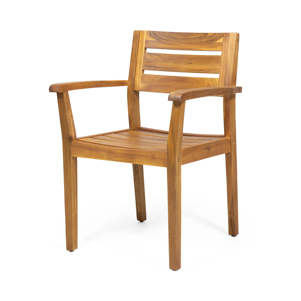 7-Piece Acacia Wood Outdoor Dining Set