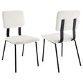 Bixby - Upholstered Dining Side Chair (Set of 2) - White