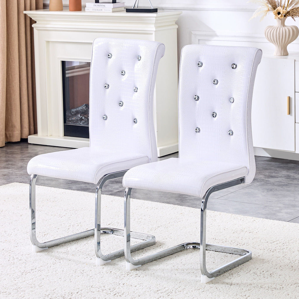 Elegant Design Upholstered Dining Chairs