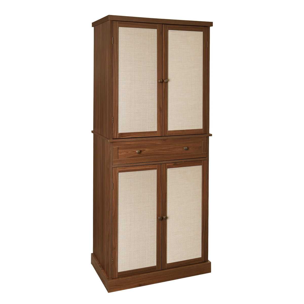 4 Door Storage Cabinet With 1 Drawer, With 4 Adjustable Inner Shelves