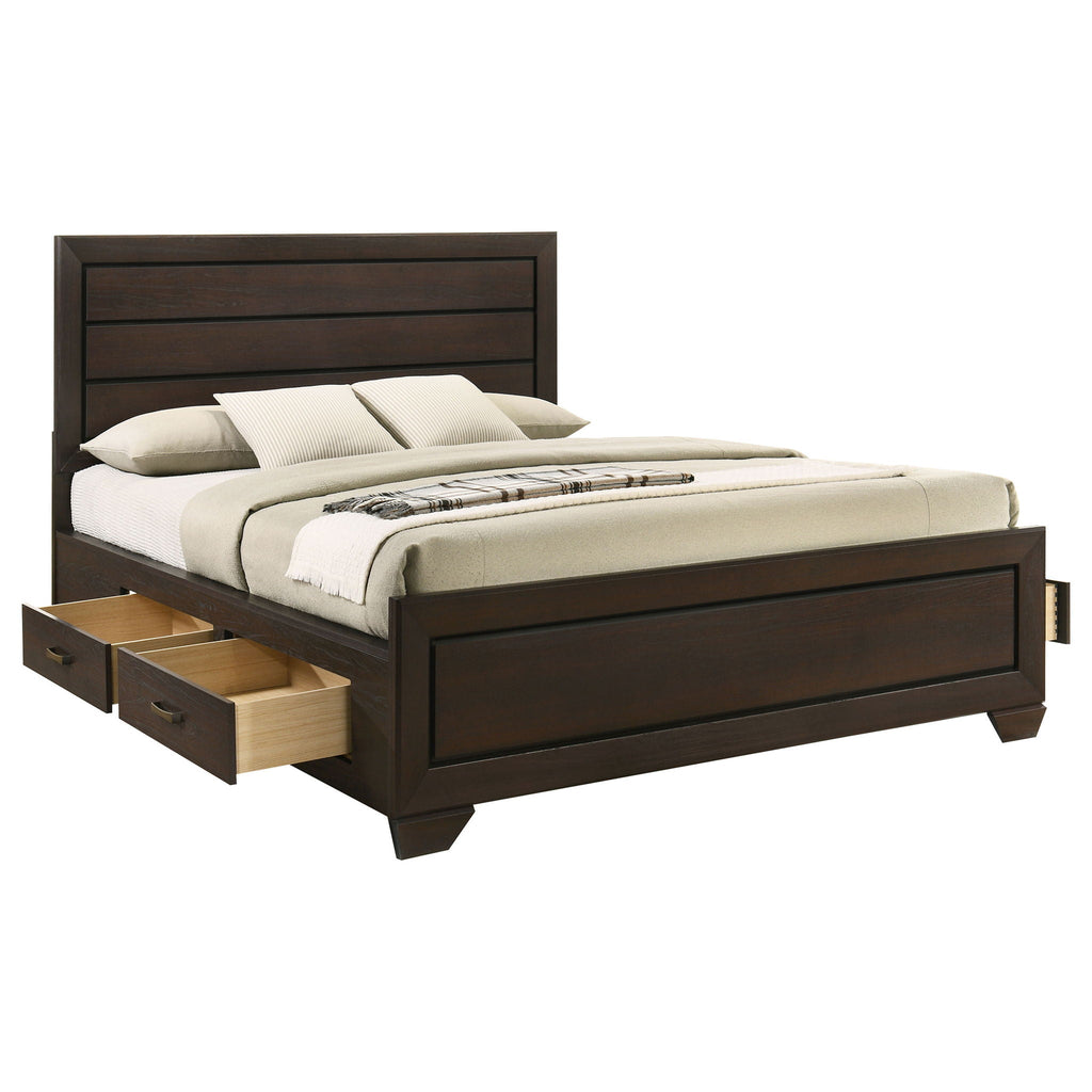 Holmgren - Panel Bed With Side Drawers