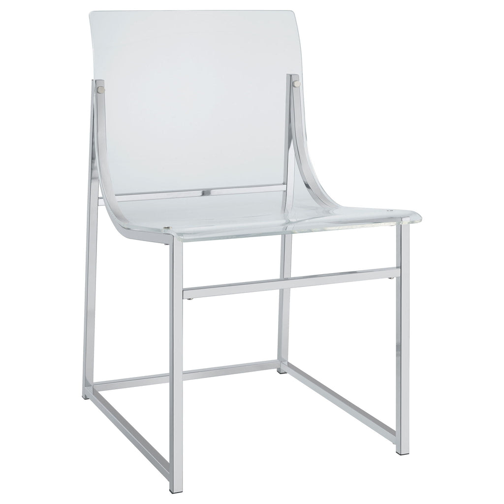 Hartsell - Dining Side Chair (Set of 2) - Chrome