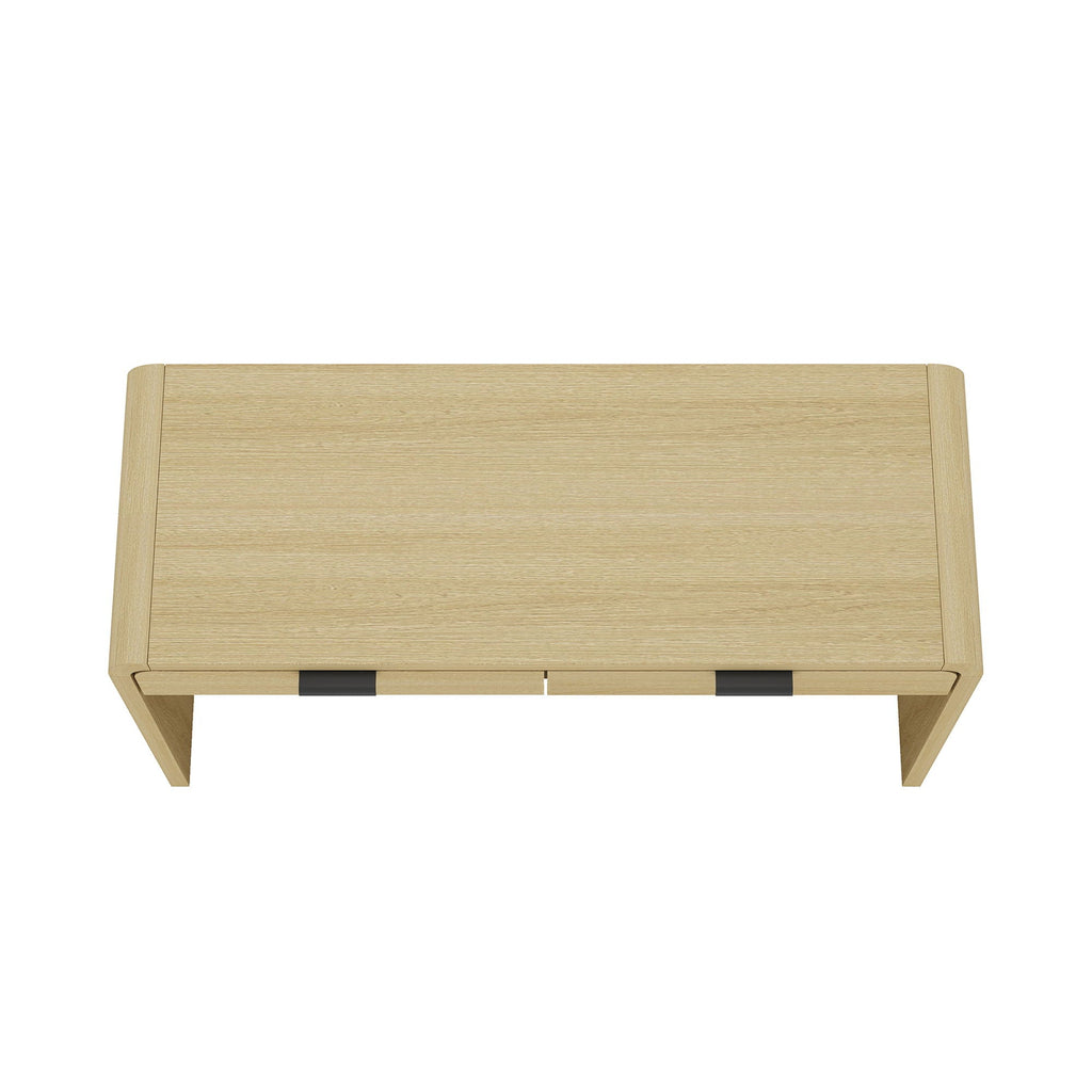 Grace - Office Desk & 2 Drawers - Oak