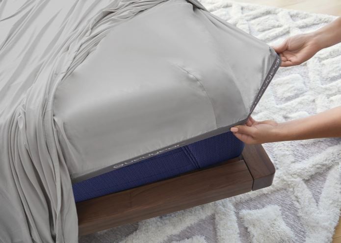 BedGear Dri-Tec Sheet Set, Grey, Split Head King