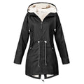 Sports Waterproof Jacket Plus Size Cotton-padded Clothes Fleece-lined