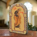 Saint Peter Wooden Gold Plated Religious Christian Sacred Icon - Inspirational Icon Decor - 86042
