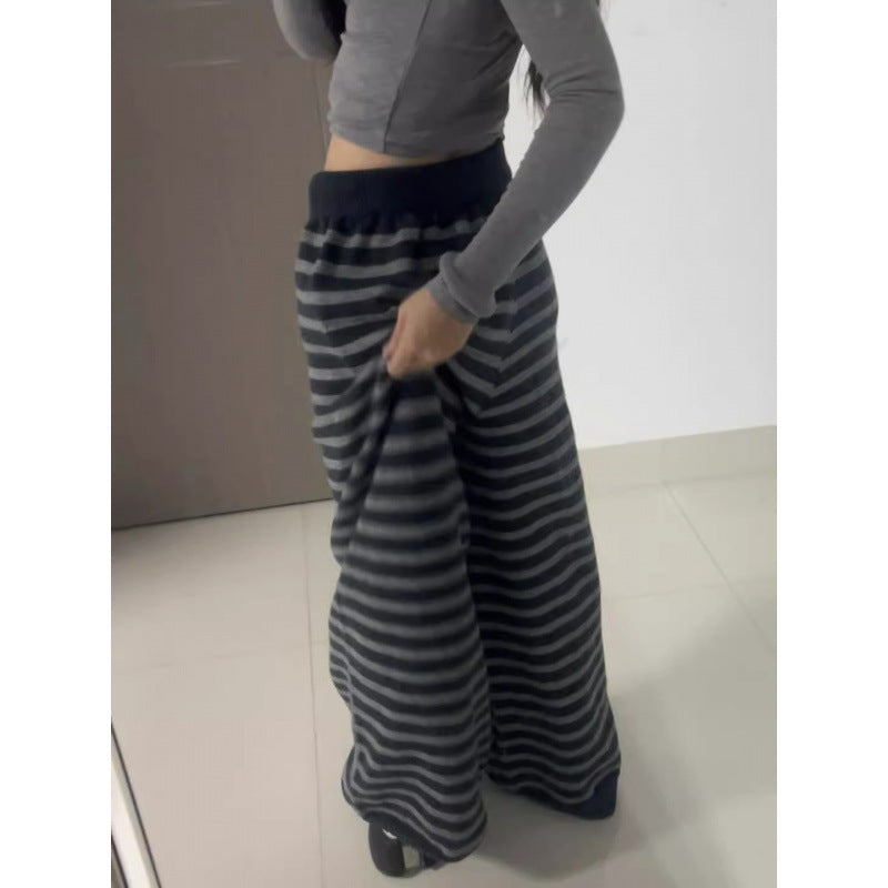 Retro Loose Slimming Wide-leg Pants For Women