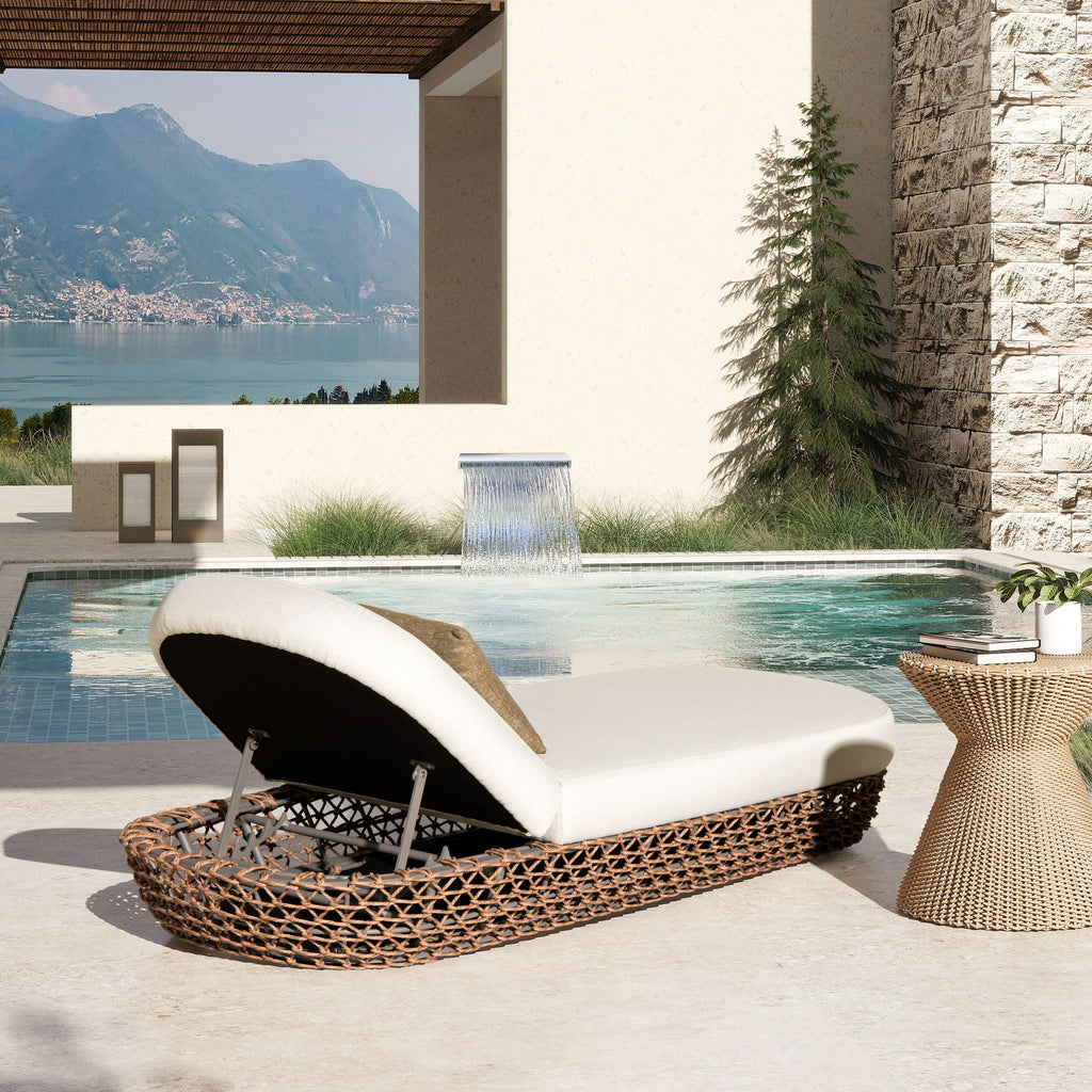 Willow - Sunbrella Upholstered Patio Lounger
