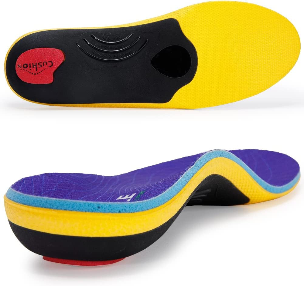 Heavy Duty Support Pain Relief Orthotics - 220+ Lbs Plantar Fasciitis High Arch