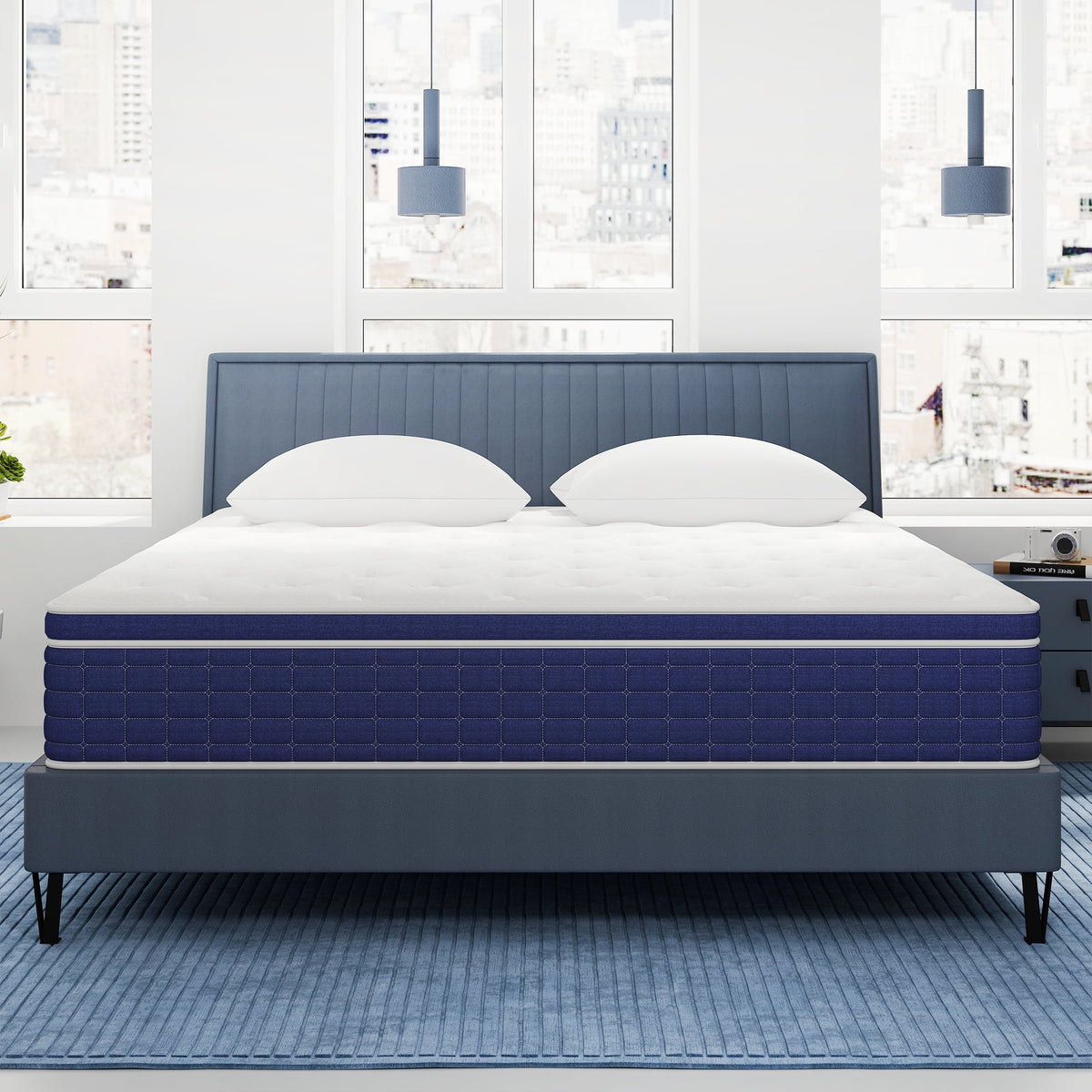 12 Inch Queen Mattress ,Hybrid Mattresses Medium Firm in a Box