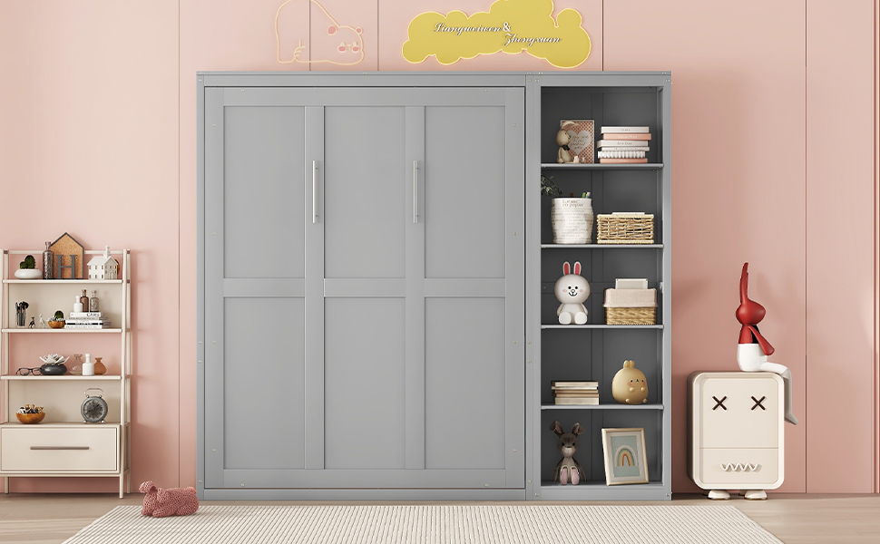 Murphy Wall Bed With Shelves