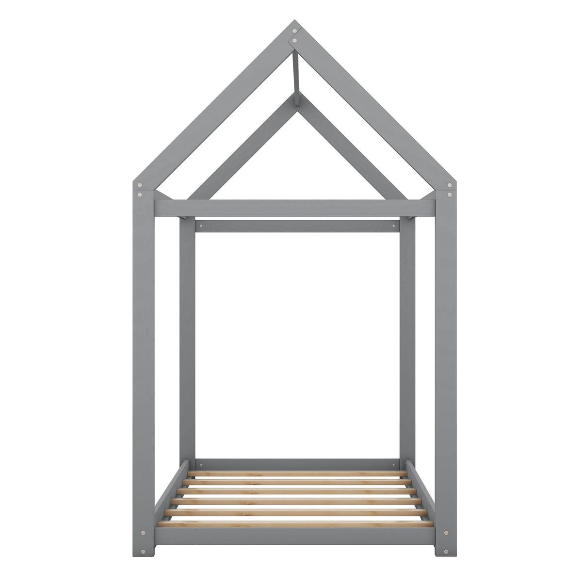 Wooden House Shaped Bed
