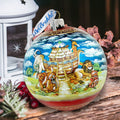 Noah's Ark Ball Glass Ornament Limited Edition by G. DeBrekht - Nativity Holiday Decor - 73859