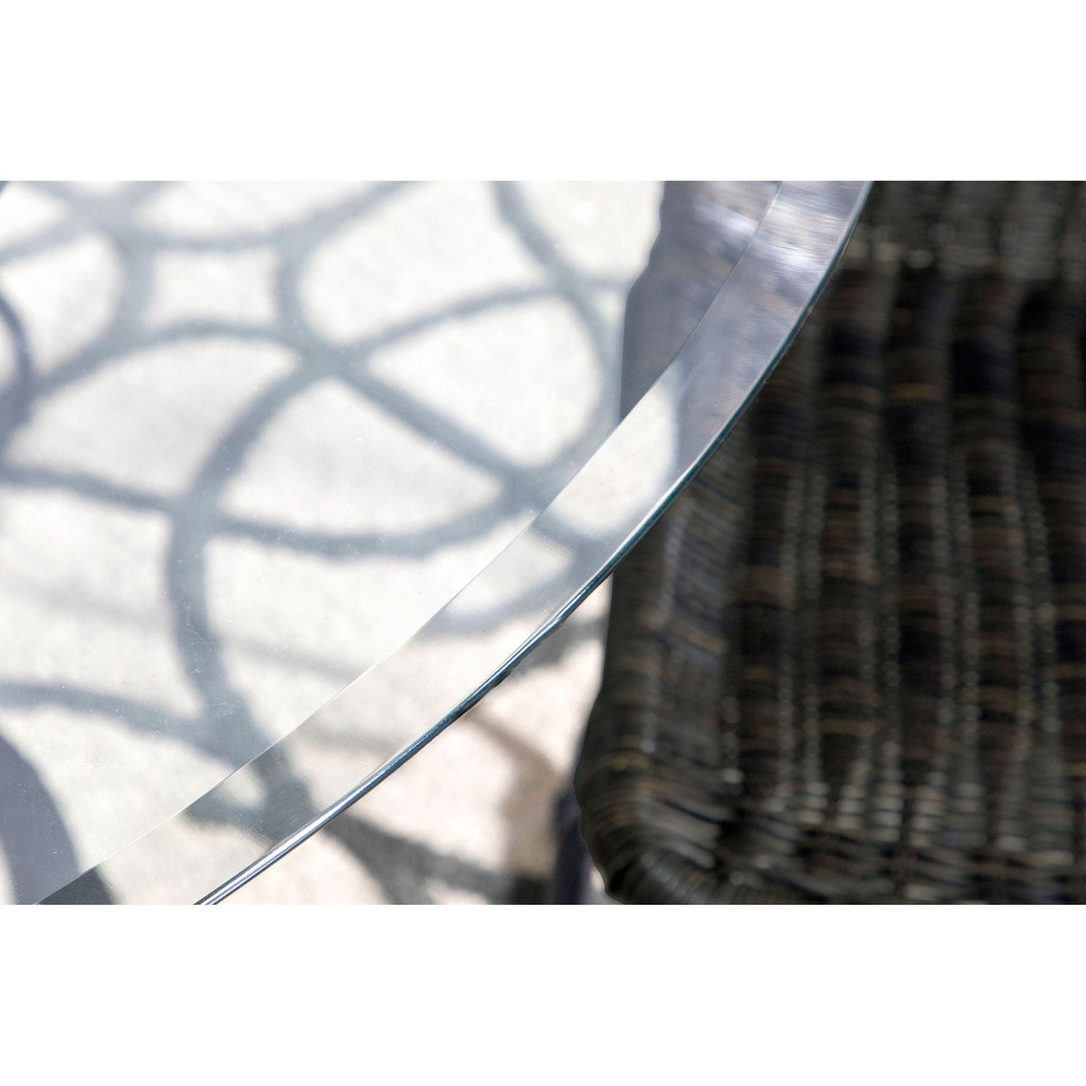 Marina - Round Dining Table - Gunmetal
