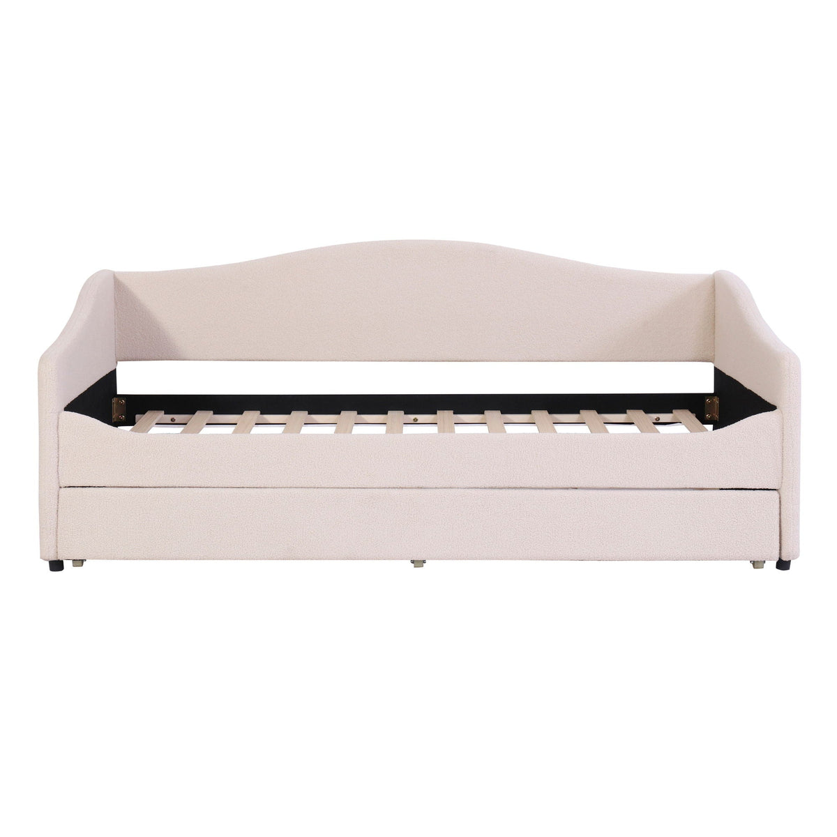 Design Upholstered Daybed With Light and Trundle