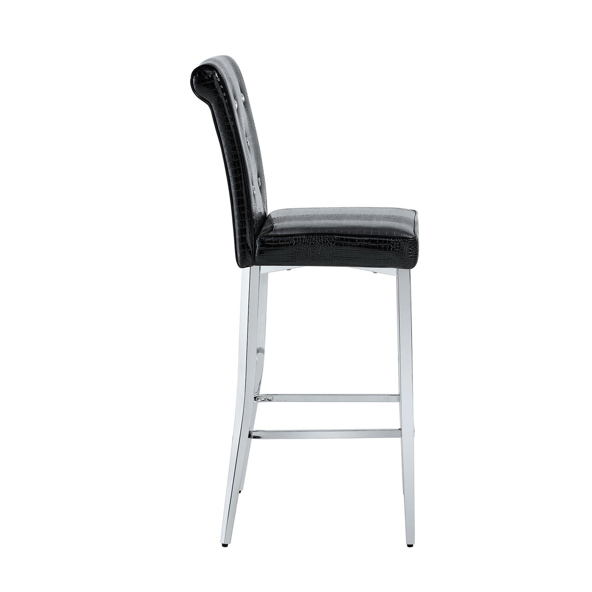 Bar Chairs & Crystal Clasp Design (Set of 2)