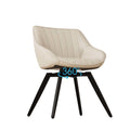 Round Dining Table Set With Tulip Design And 2 Chairs
