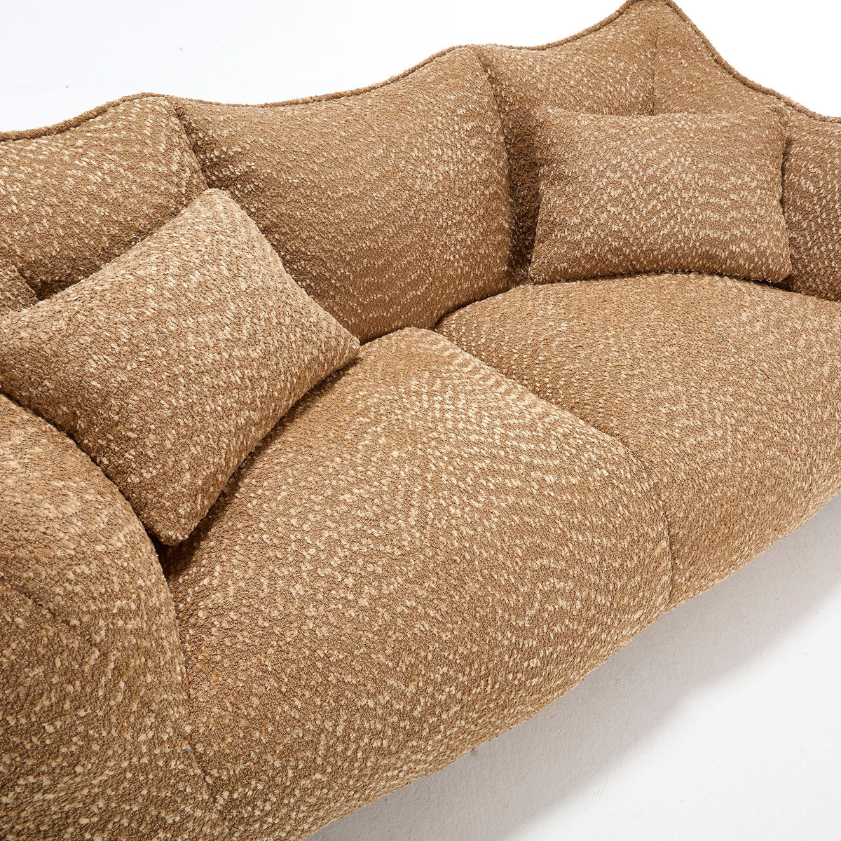 Comfortable Dual Beanbag Chair With High Resilience Foam Core For 2 People