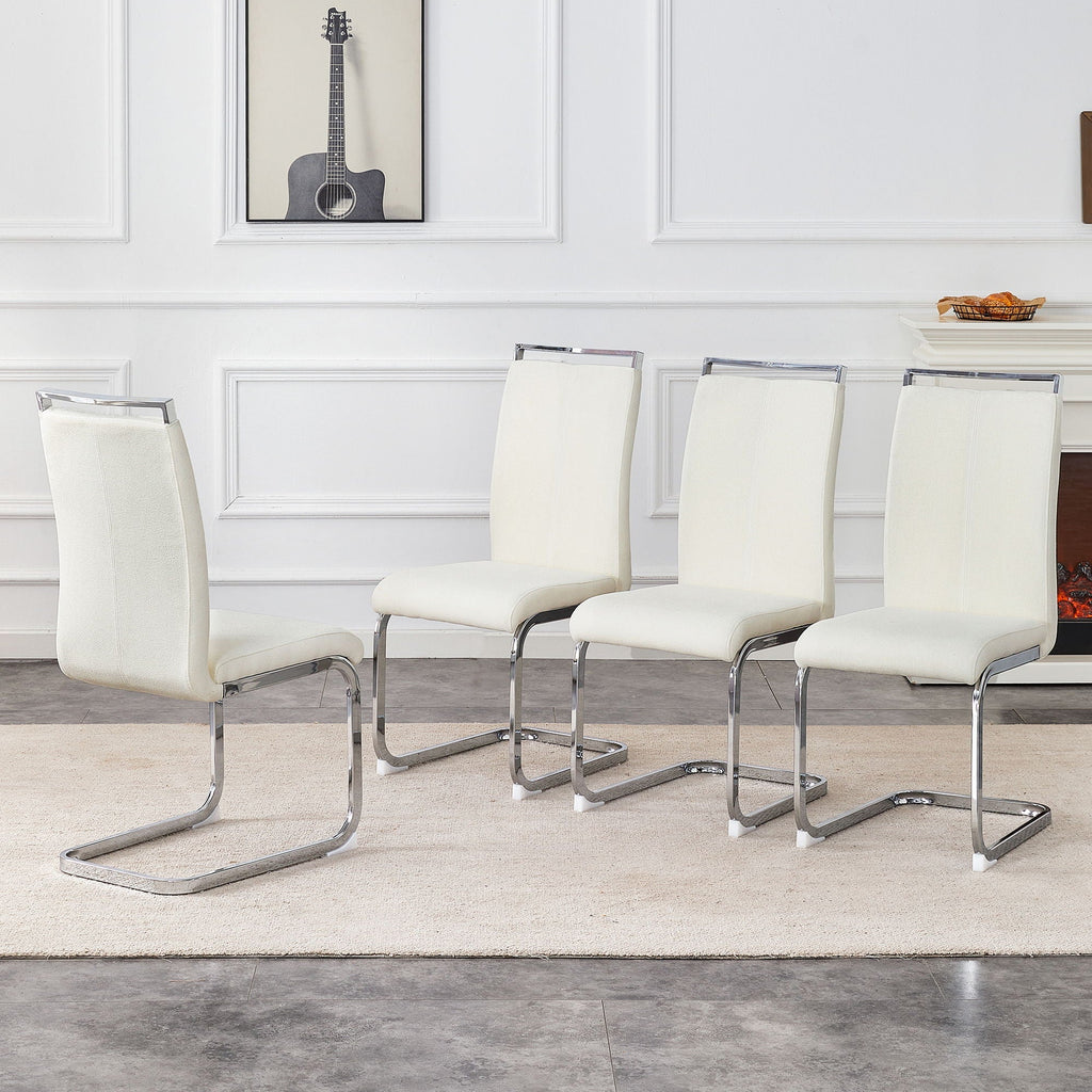 Dining Chairs With Ergonomic Backrest