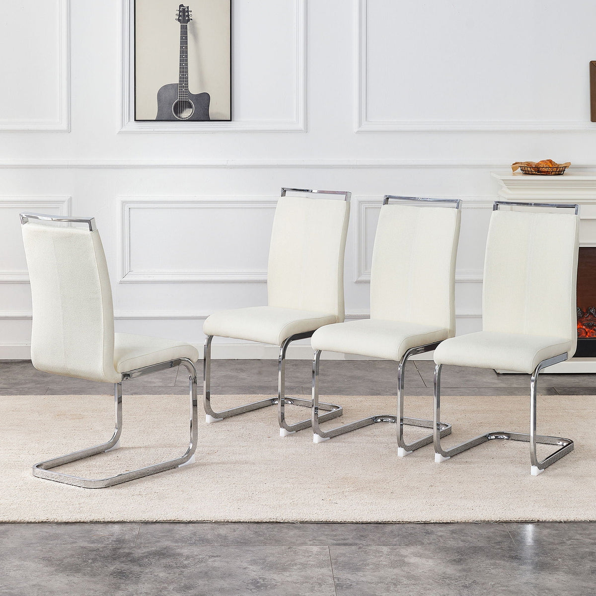 Dining Chairs With Ergonomic Backrest