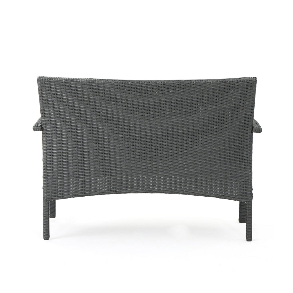 Cordoba KD Wicker 4 Piece Chat Set
