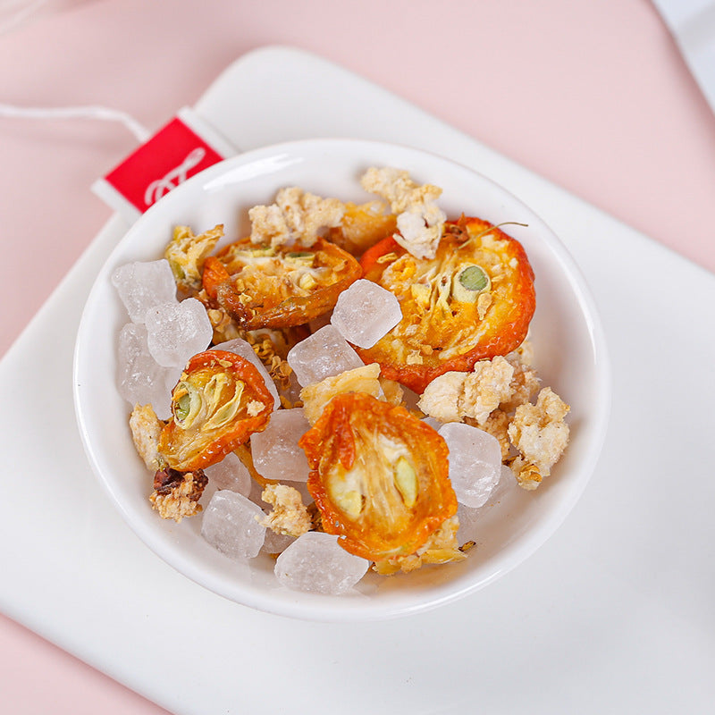 Pineapple Osmanthus Snow Pear Fruit Tea – Kumquat & Floral Tisane (15 Triangle Bags / 120g)