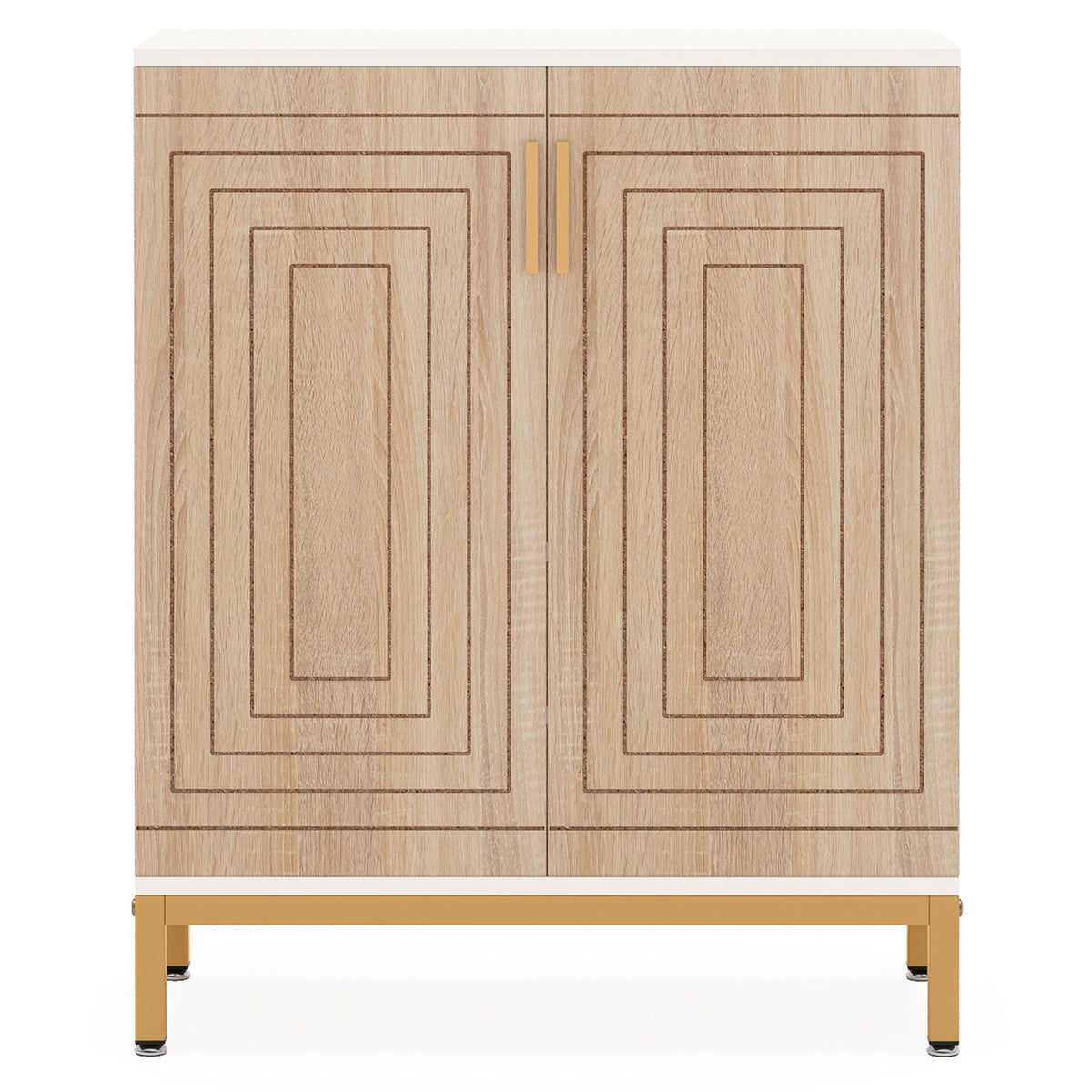 Shoe Cabinet With Doors, 5 Tiers Shoe Storage Organizer
