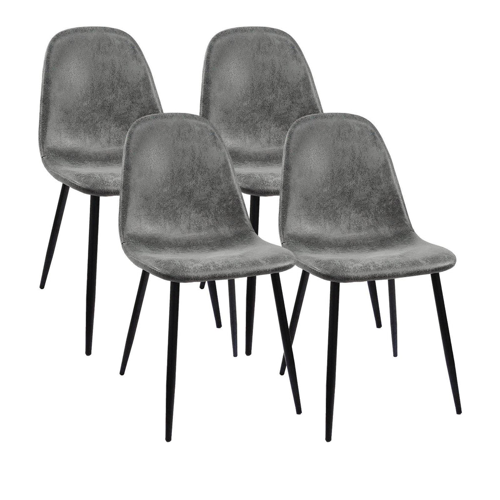 Modern Extendable Dining Table And Chair Set For 2 - 6 People