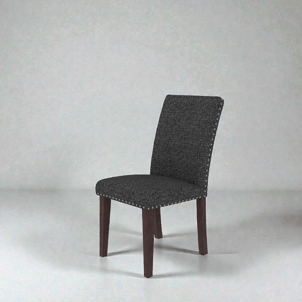 Upholstered Dining Chair With High Back Design (Set of 2)