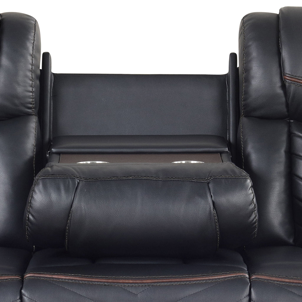Challenger - LED Power Recliner Sofa