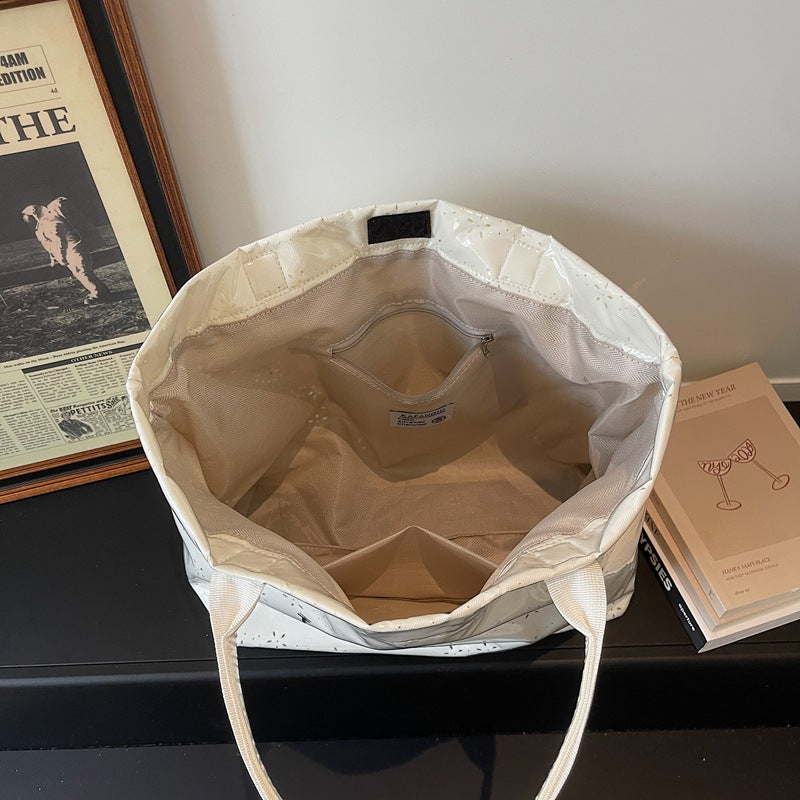 Spring Minimalist High-Capacity Commuter Tote Bag