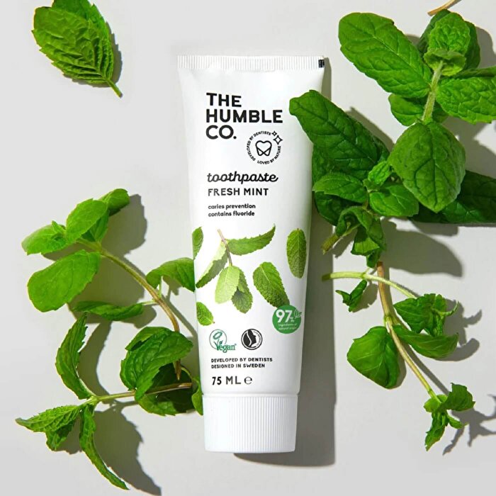 Humble Brush Fresh Mint Toothpaste 75ml - Natural & Vegan | SLS-Free