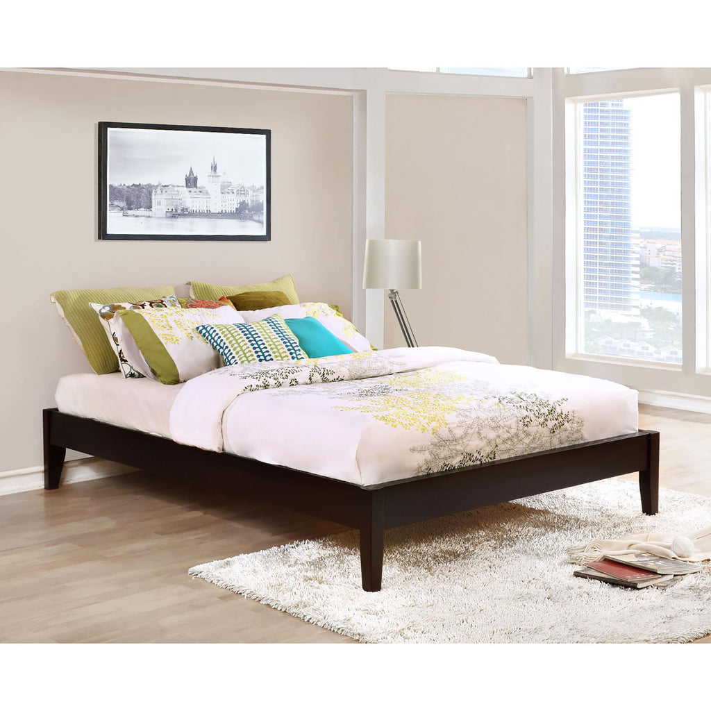 Platform Bed With Tapered Legs