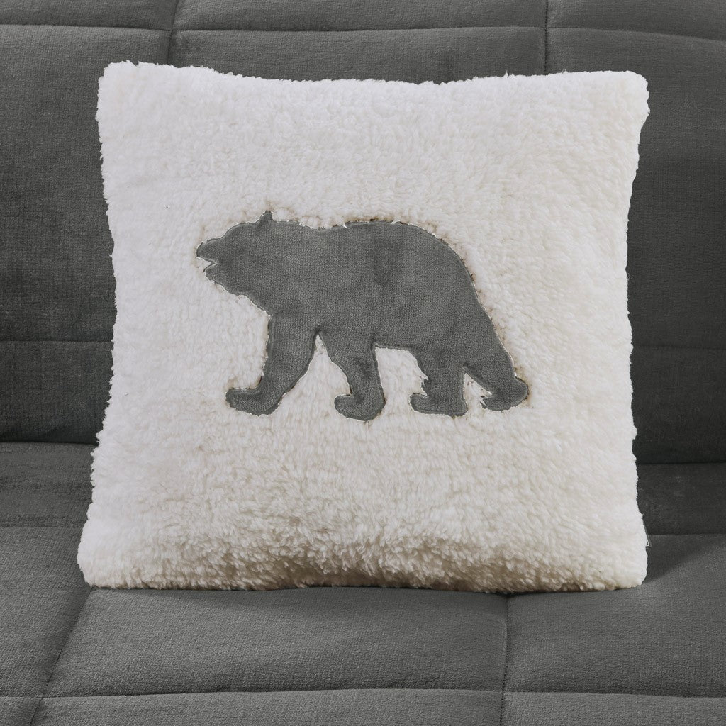 Full/Queen Plush to Sherpa Down Alternative Comforter Set
