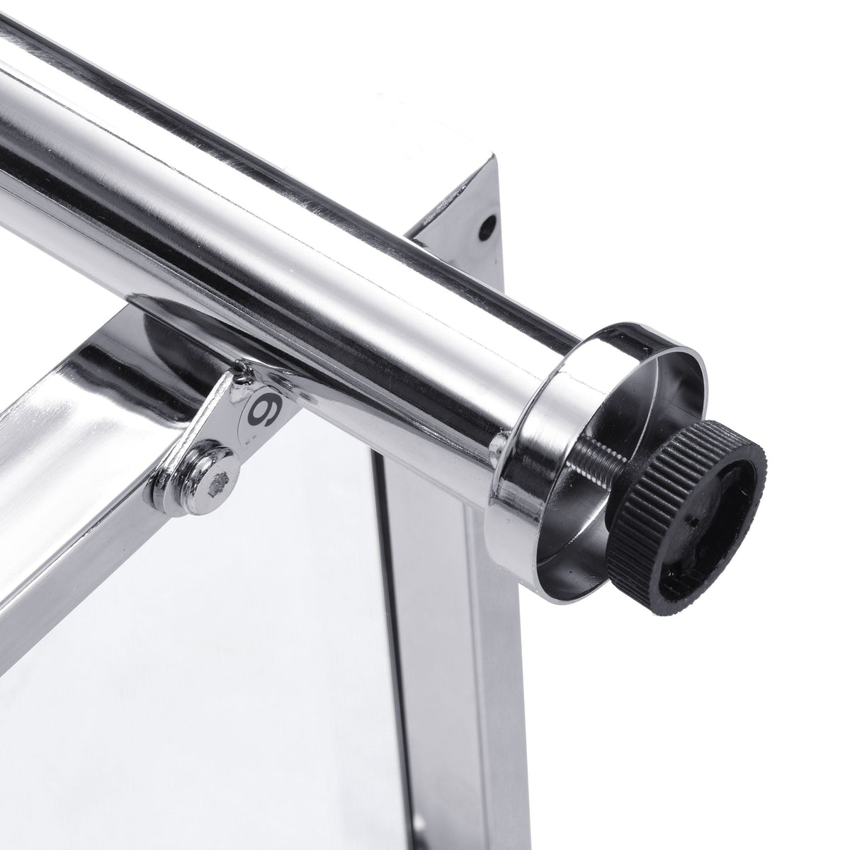 Chrome Glass Sofa Table, Acrylic Side Table, Console Table For Living Room & Bedroom - Chrome