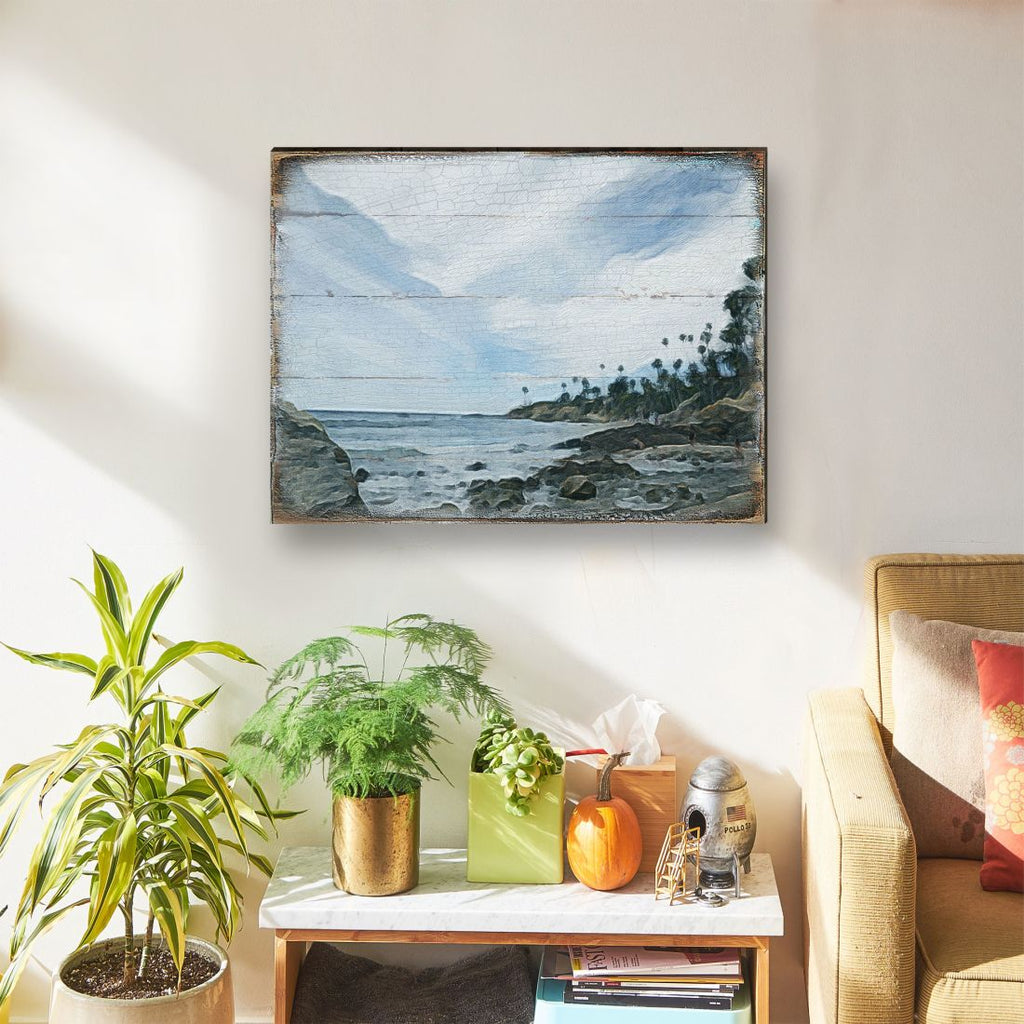 Surfer Wooden Coastal Wall Art by Nature Wonders - Coastal Sea-Life Decor - 84578B