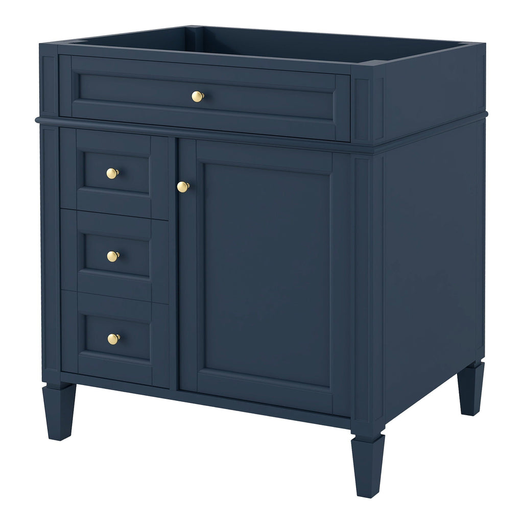 Bathroom Vanity With 2 Drawers And Tip-Out Drawer, Storage Cabinet