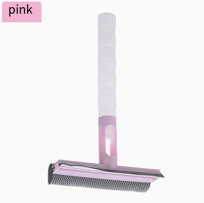 3-in-1 Glass Cleaner with Spray & Double-Sided Wiper