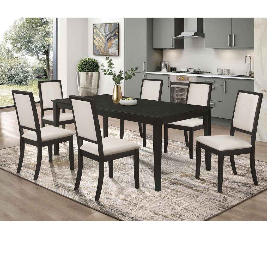 Alexander - Rectangular Extension Leaf Dining Table - Black