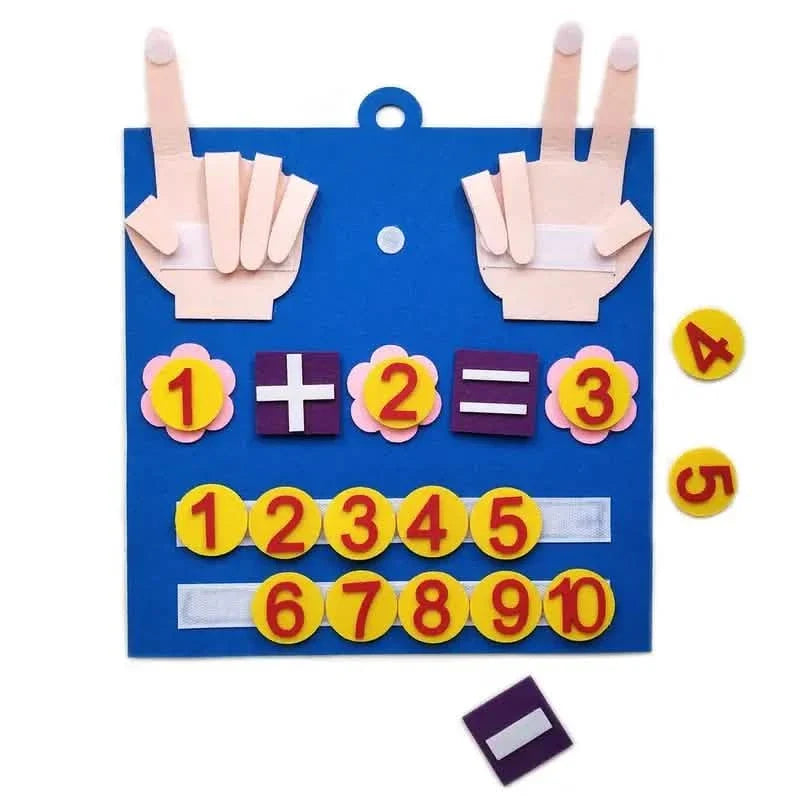 Felt Board Finger Numbers Counting Toy