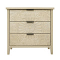 3 Drawer Cabinet - Natural Wood Finish