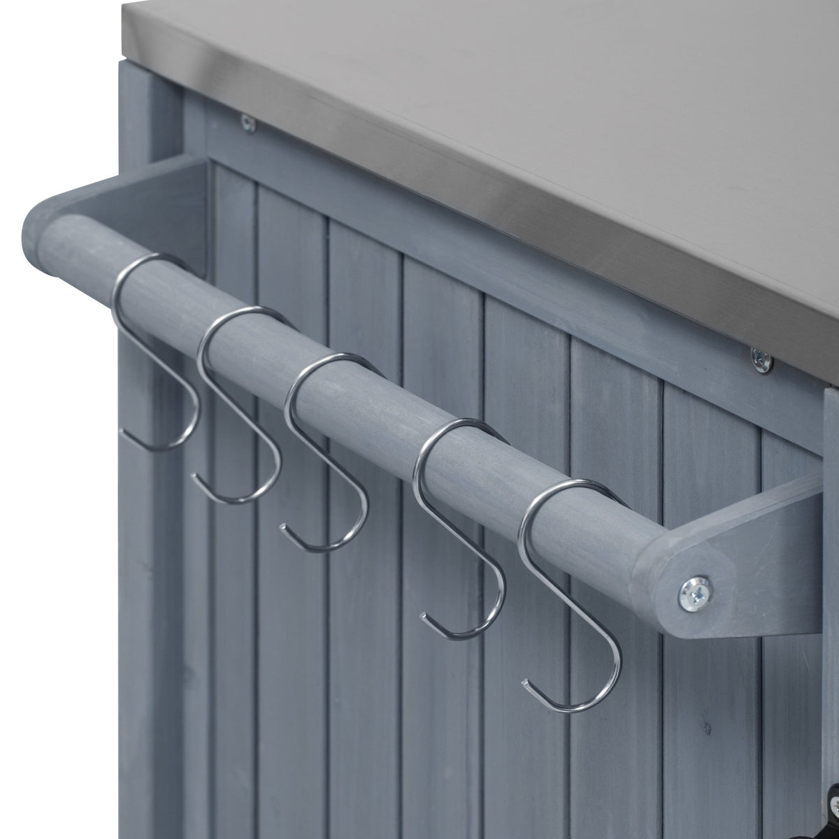 K&K 66.5" Outdoor Kitchen Island for Big Green Egg Grills