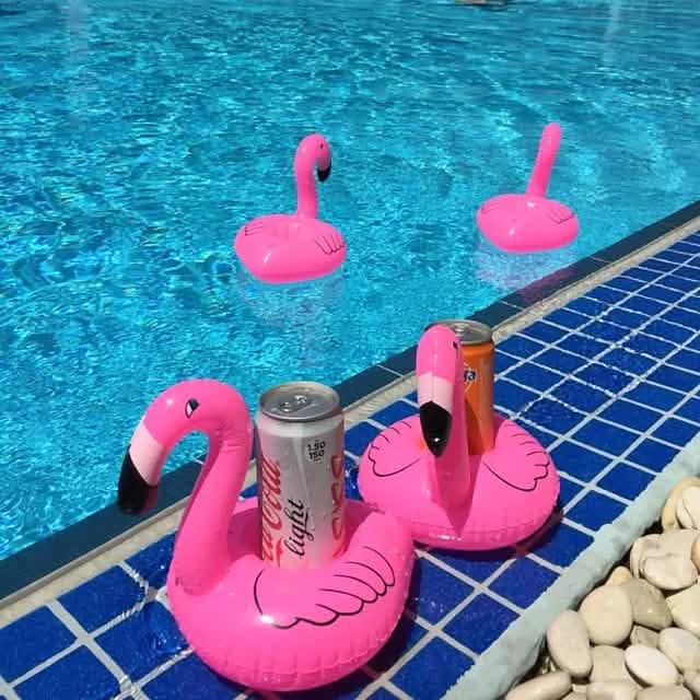 Flamingo Party Floating Sparkling Drink Cup