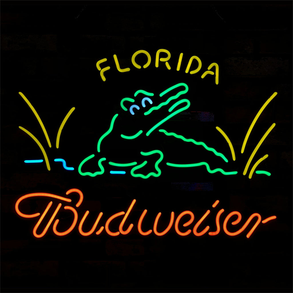 Florida Gator Budweiser Neon Signs Light