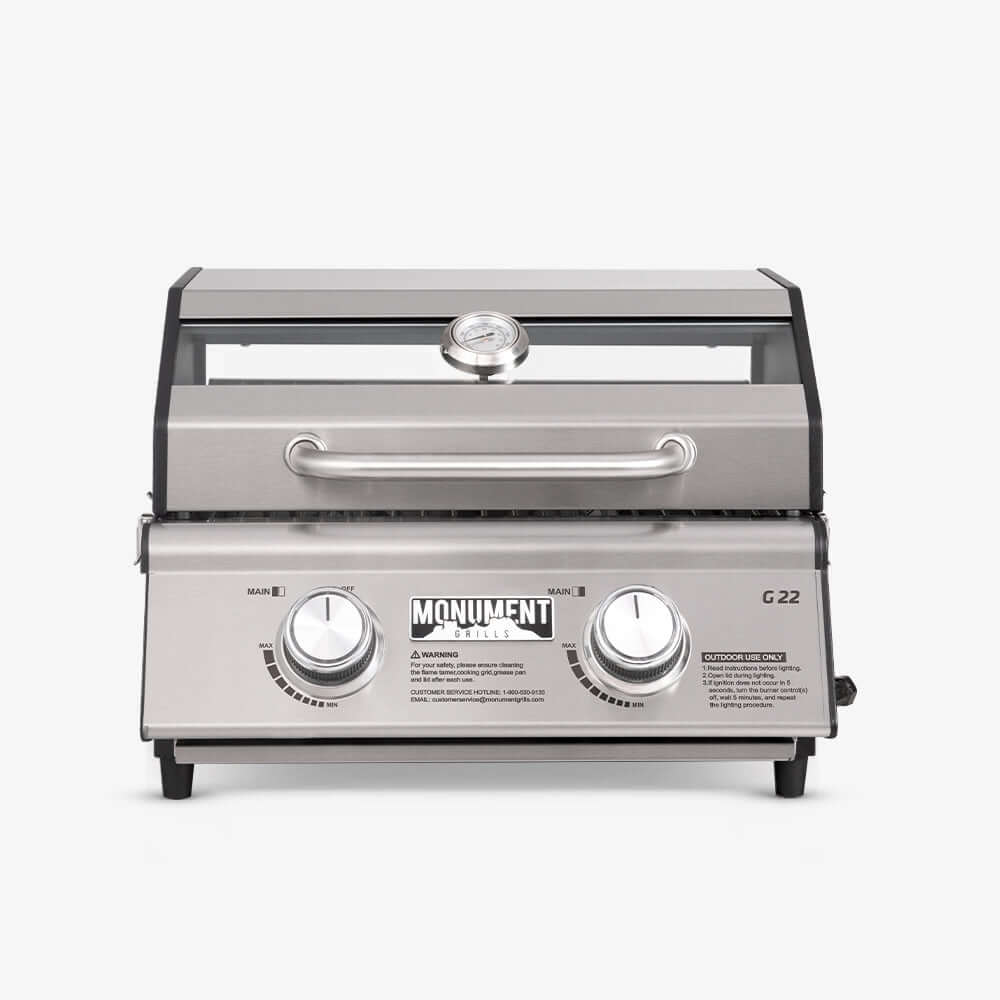 G22 | Stainless Tabletop Propane Gas Grill