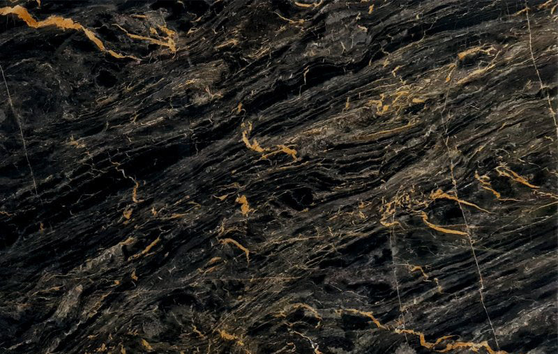 Golden Black Bookmatching Marble Slabs Polished - Full Truckload