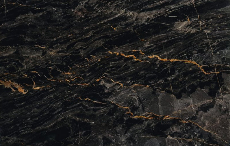 Golden Black Bookmatching Marble Slabs Polished - Full Truckload