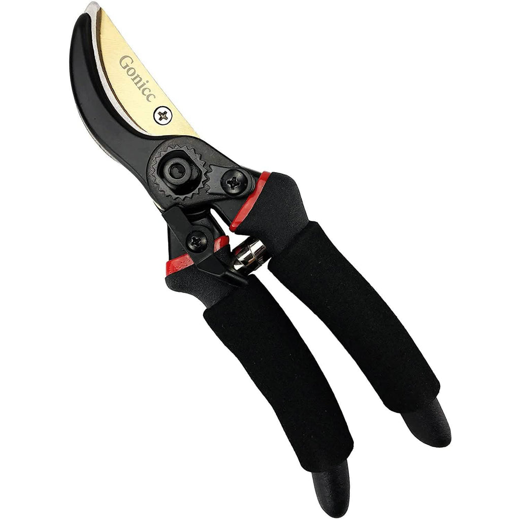 Gonicc 8" Professional Premium Titanium Bypass Pruning Shears
