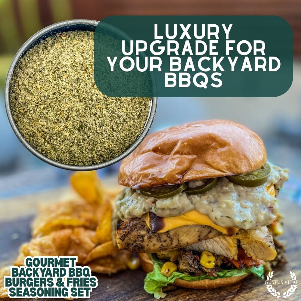 Gourmet Backyard BBQ Burgers & Fries Seasoning Set - Six Pack